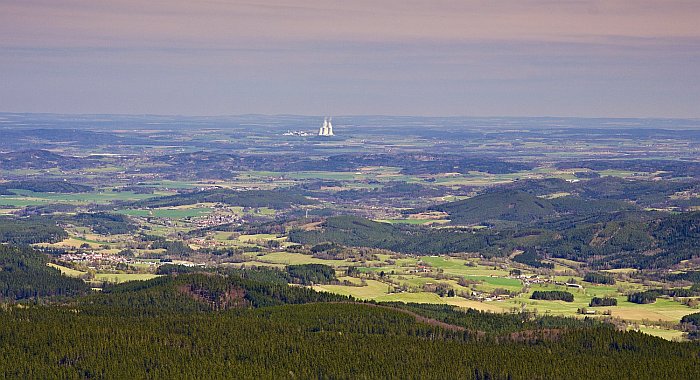 Boubín - výhled