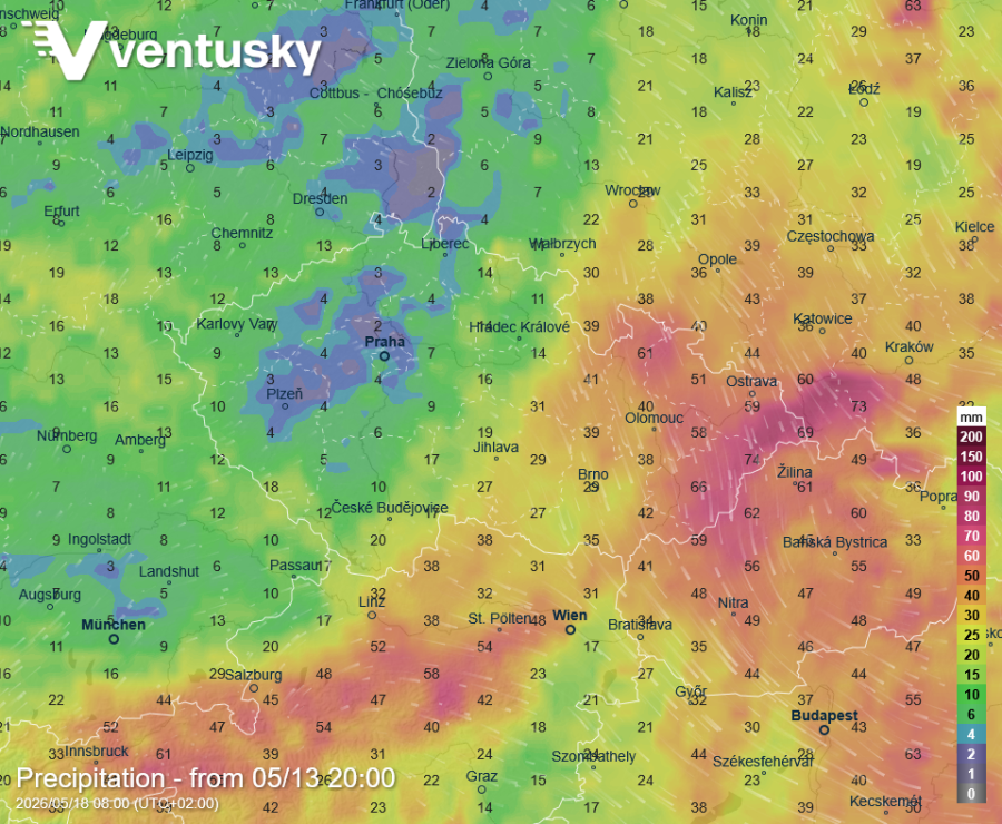 Srážky