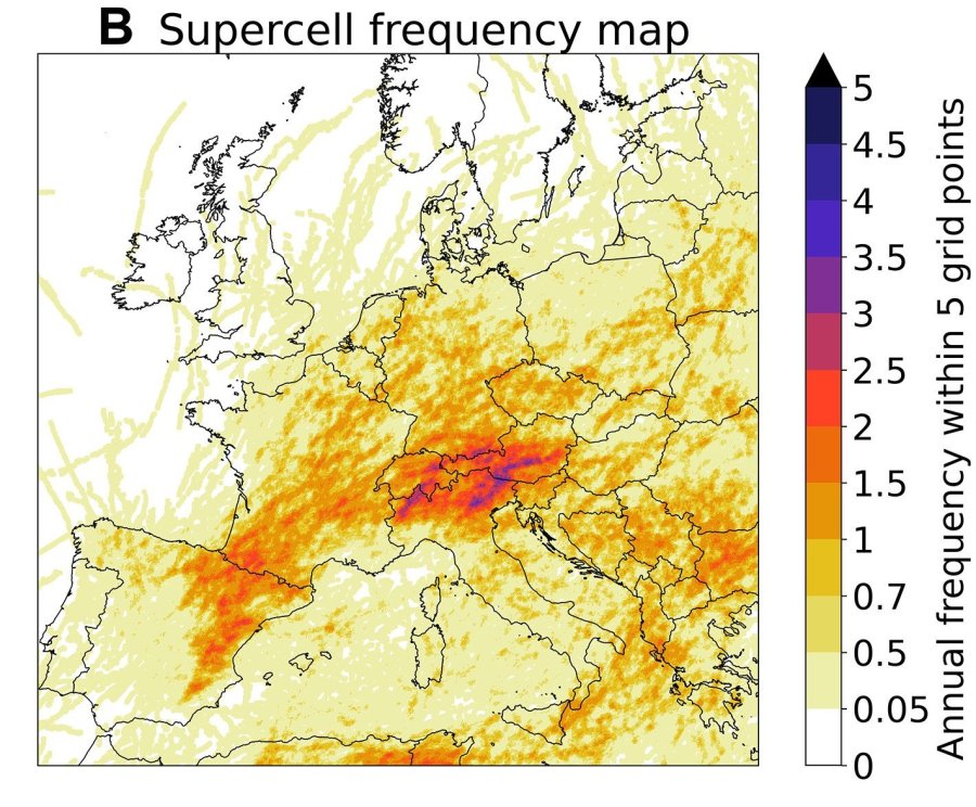 Distribuce supercel v Evropě