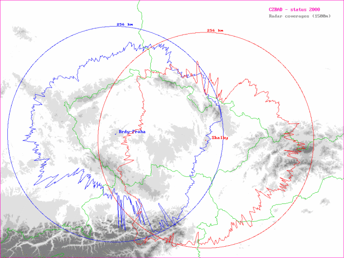 Mapa radarů