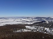 Zima České středohoří