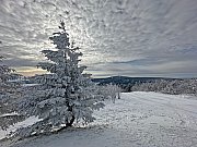 Fichtelberg - výhled na Klínovec
