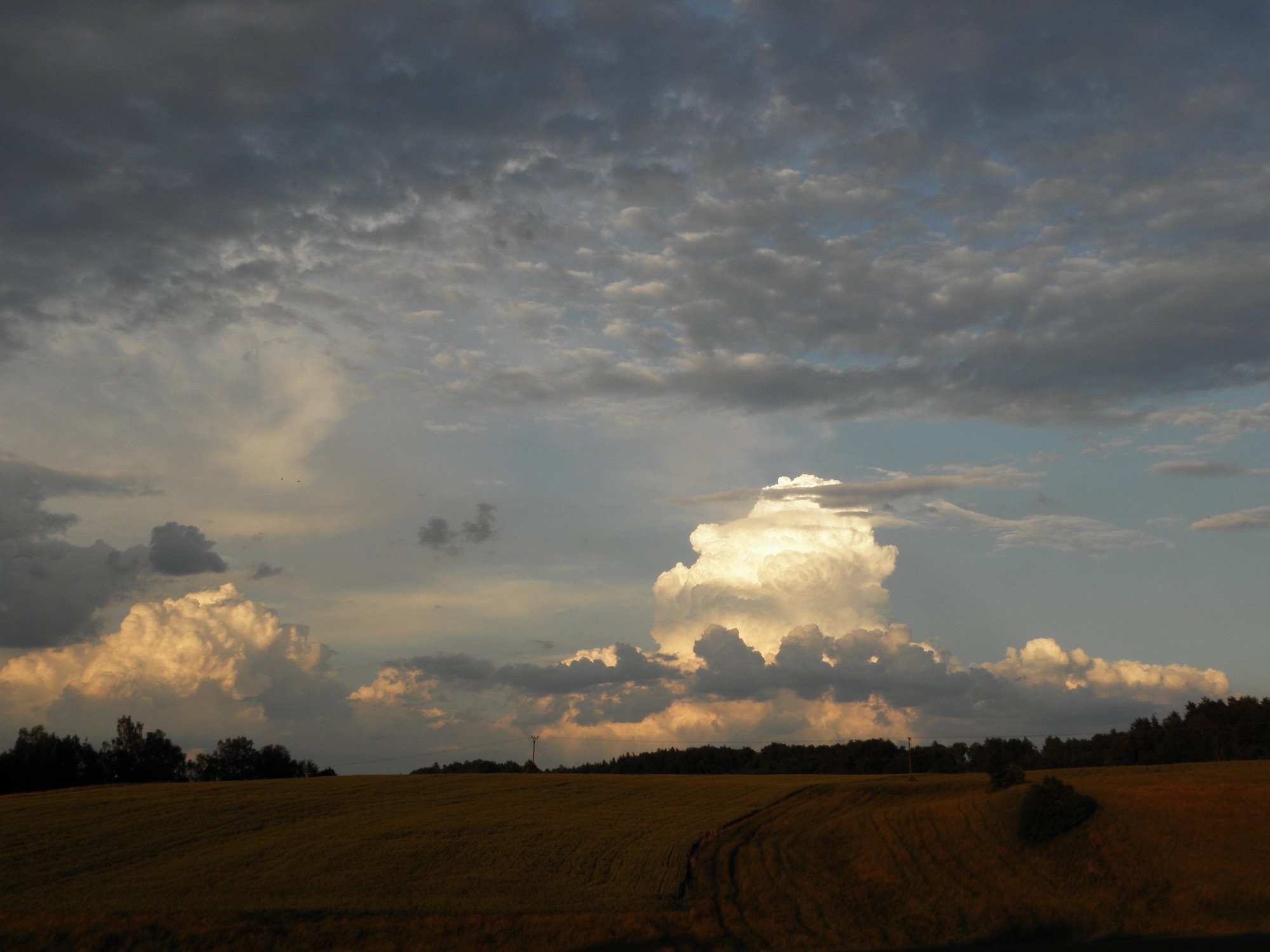 Podvečerní oblaka