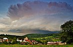 Shelf cloud na Chrudimsku