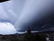 Bouřka u hradu Hazmburk
