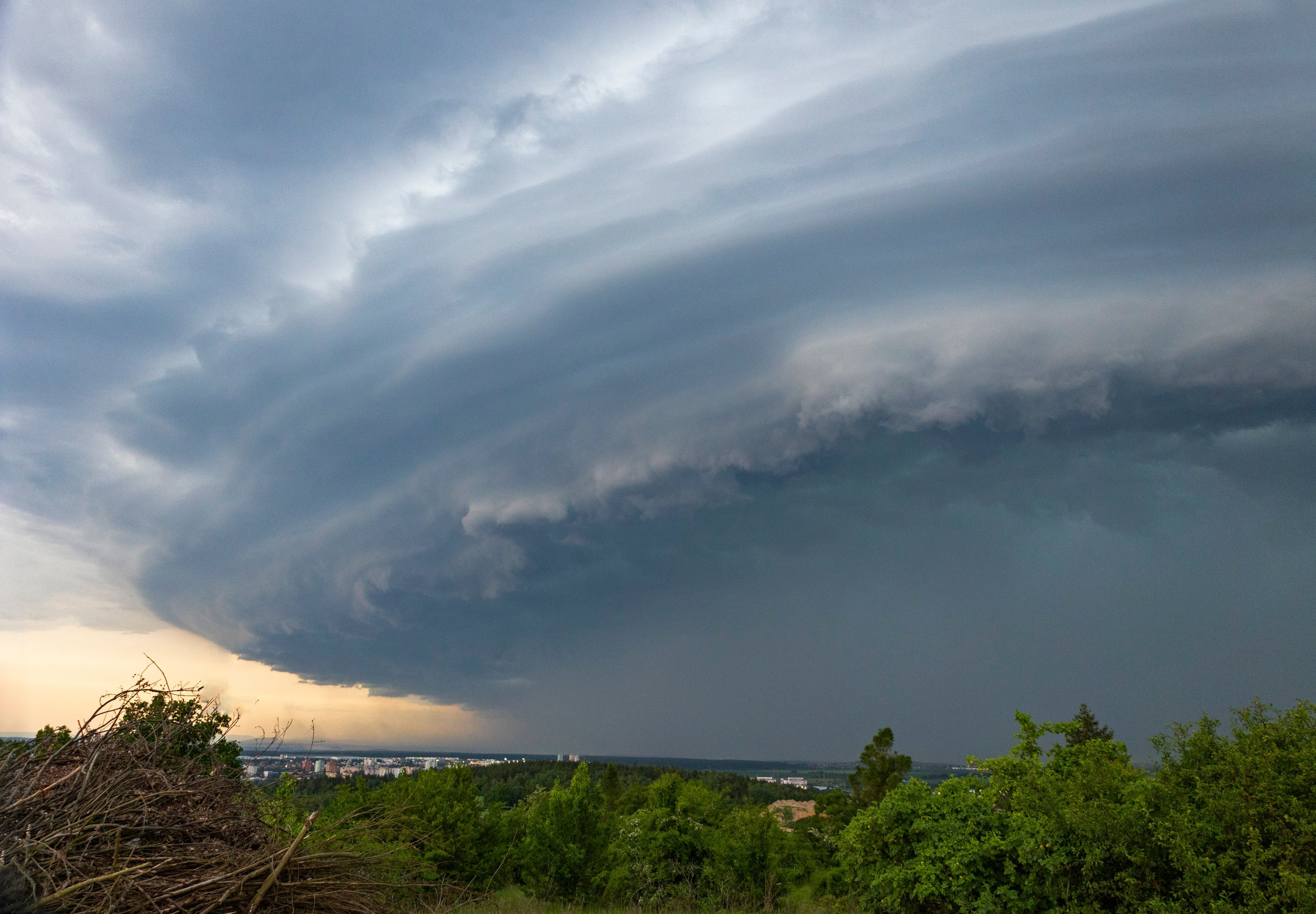 Bow echo nad Plzní