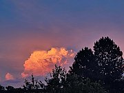 Cumulonimbus nad Orlickými horami