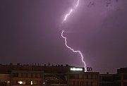 CG blesk v Praze