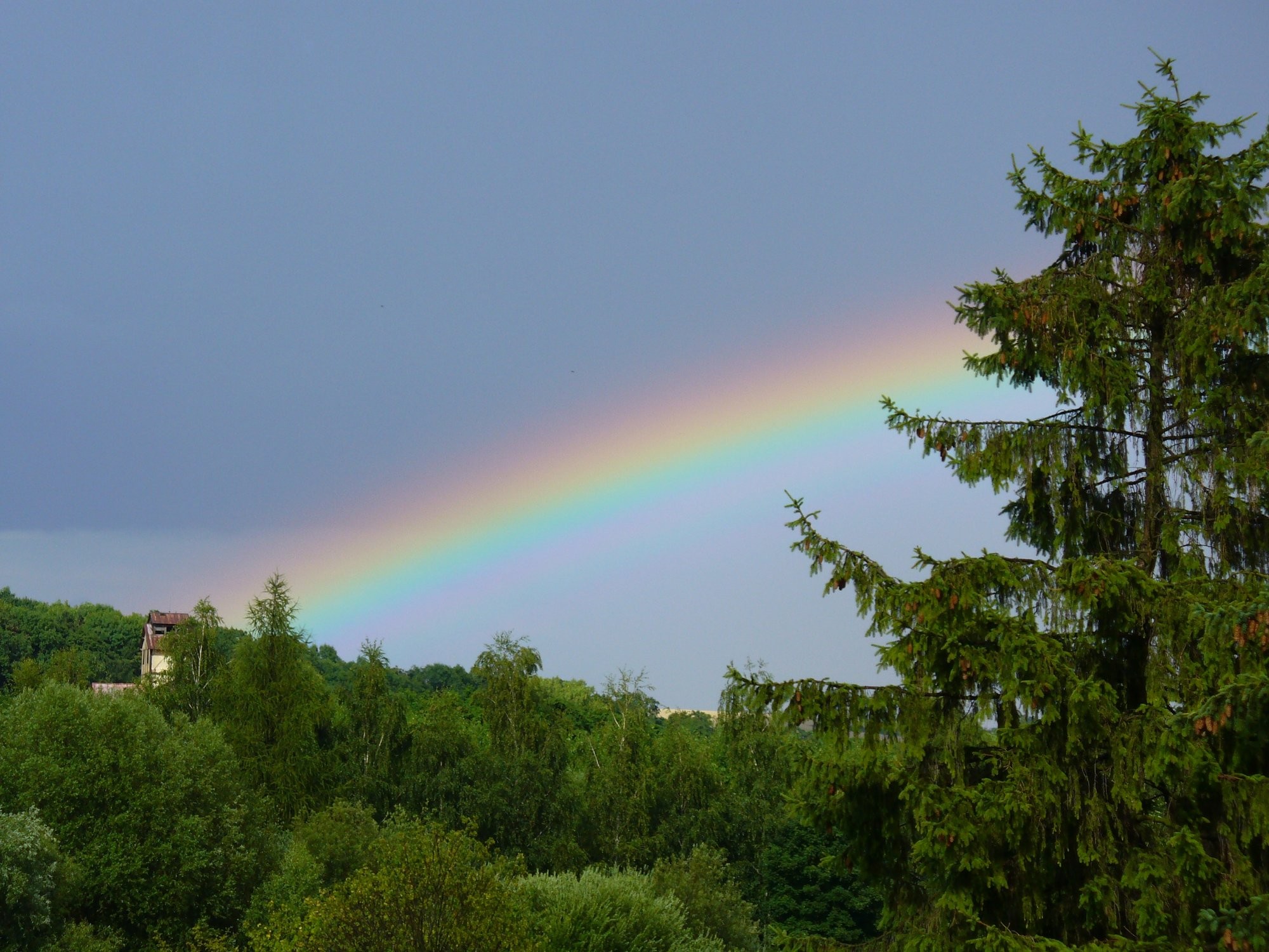 Duha nad Klobuky