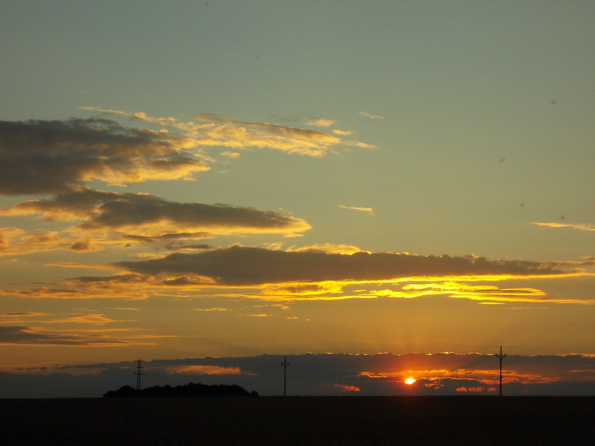 Západ slunce - 14.7.2014 20:56