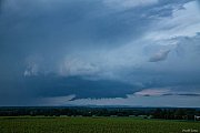 Low topped supercela na Pardubicku