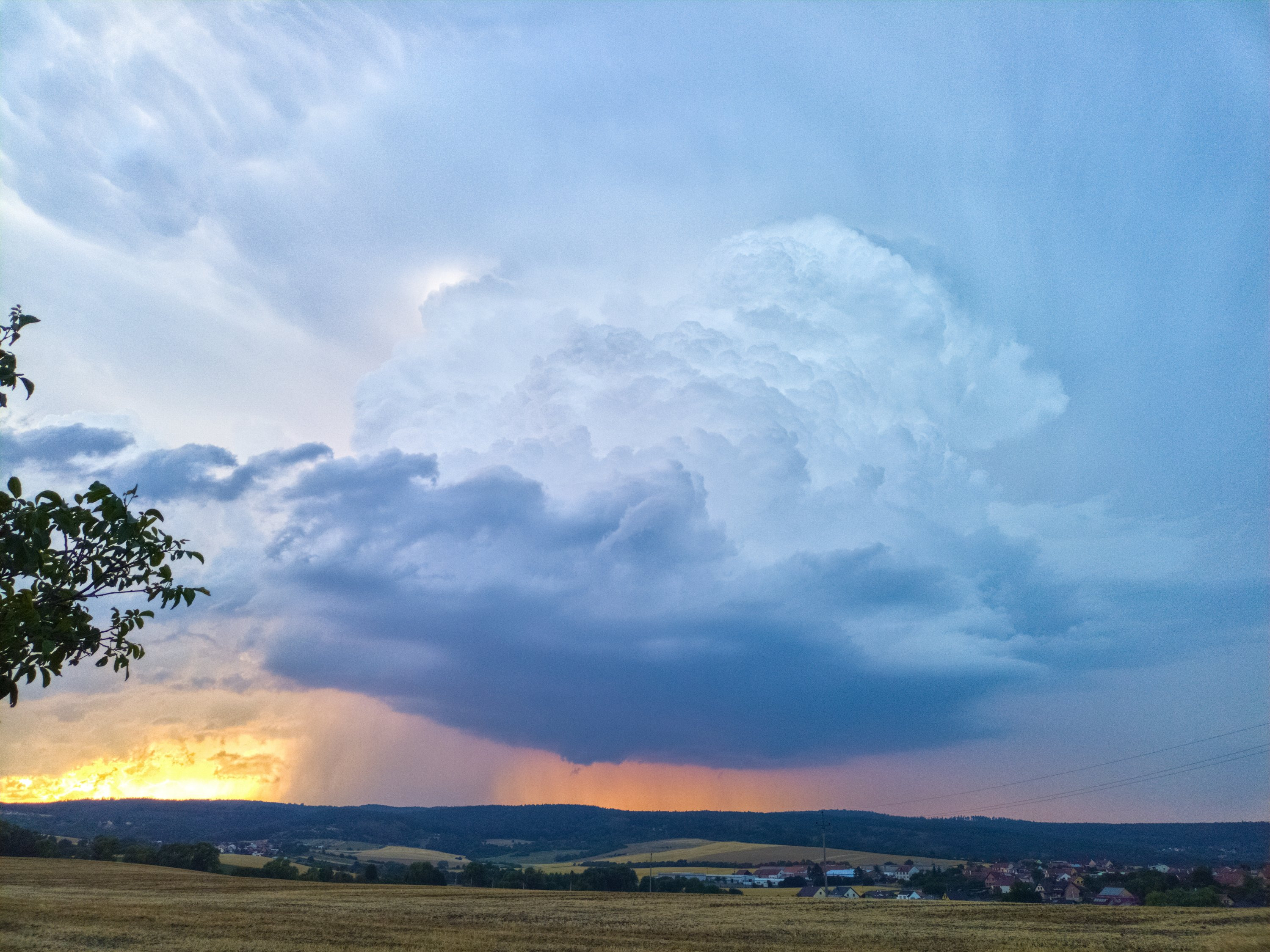 Supercela nad Drahanskou vrchovinou
