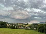 Wall cloud supercely v Bukovci