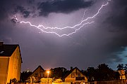 Bouřka nad Březnem u Chomutova