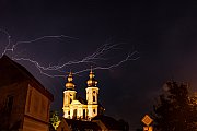 Blesky nad Březnem u Chomutova 