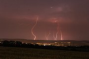 Bouřka nad Křivoklátskem