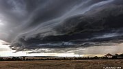 Shelf cloud z Litoměřicka