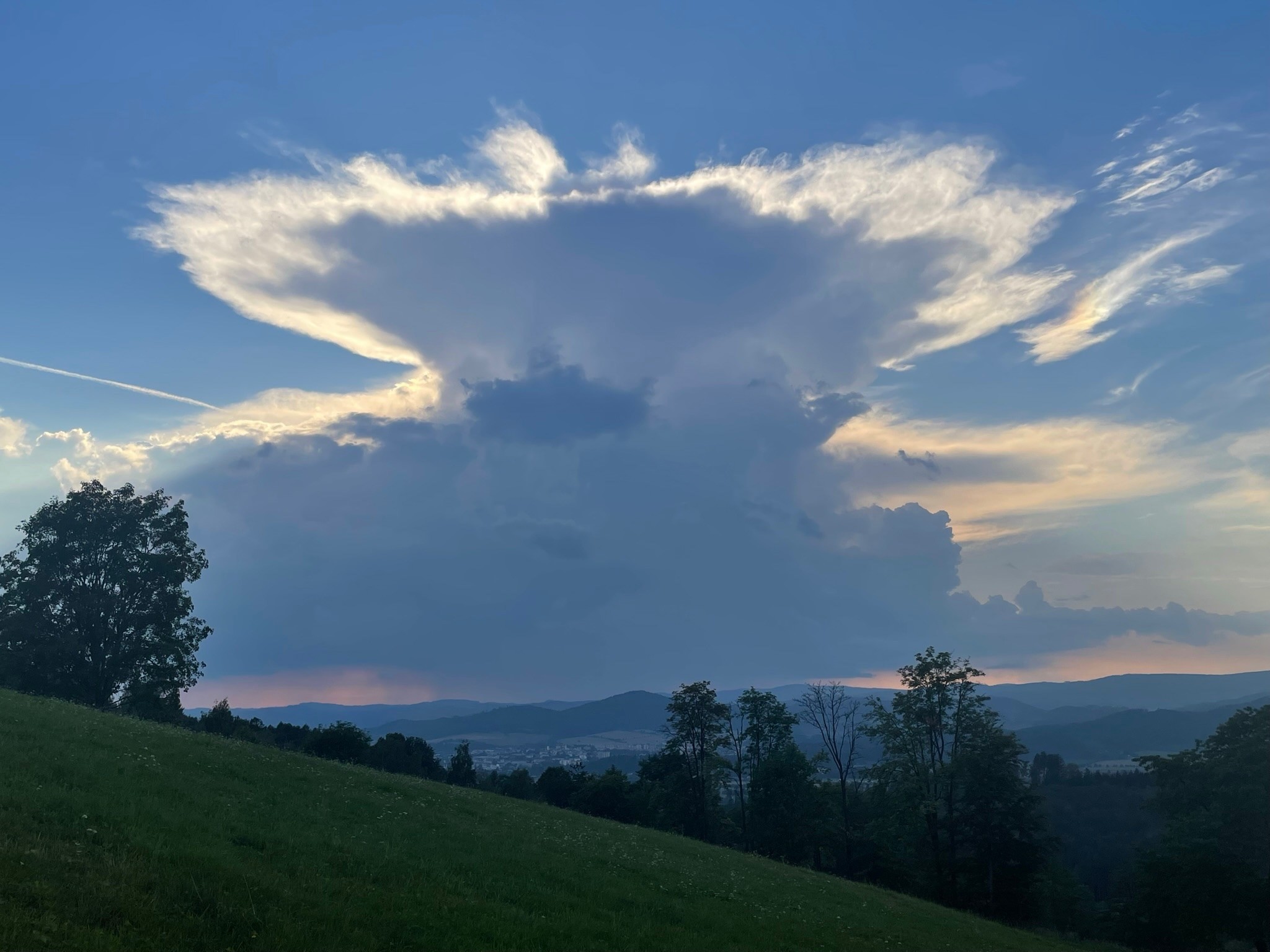 Mrak nad Šumperkem 18.8.2023