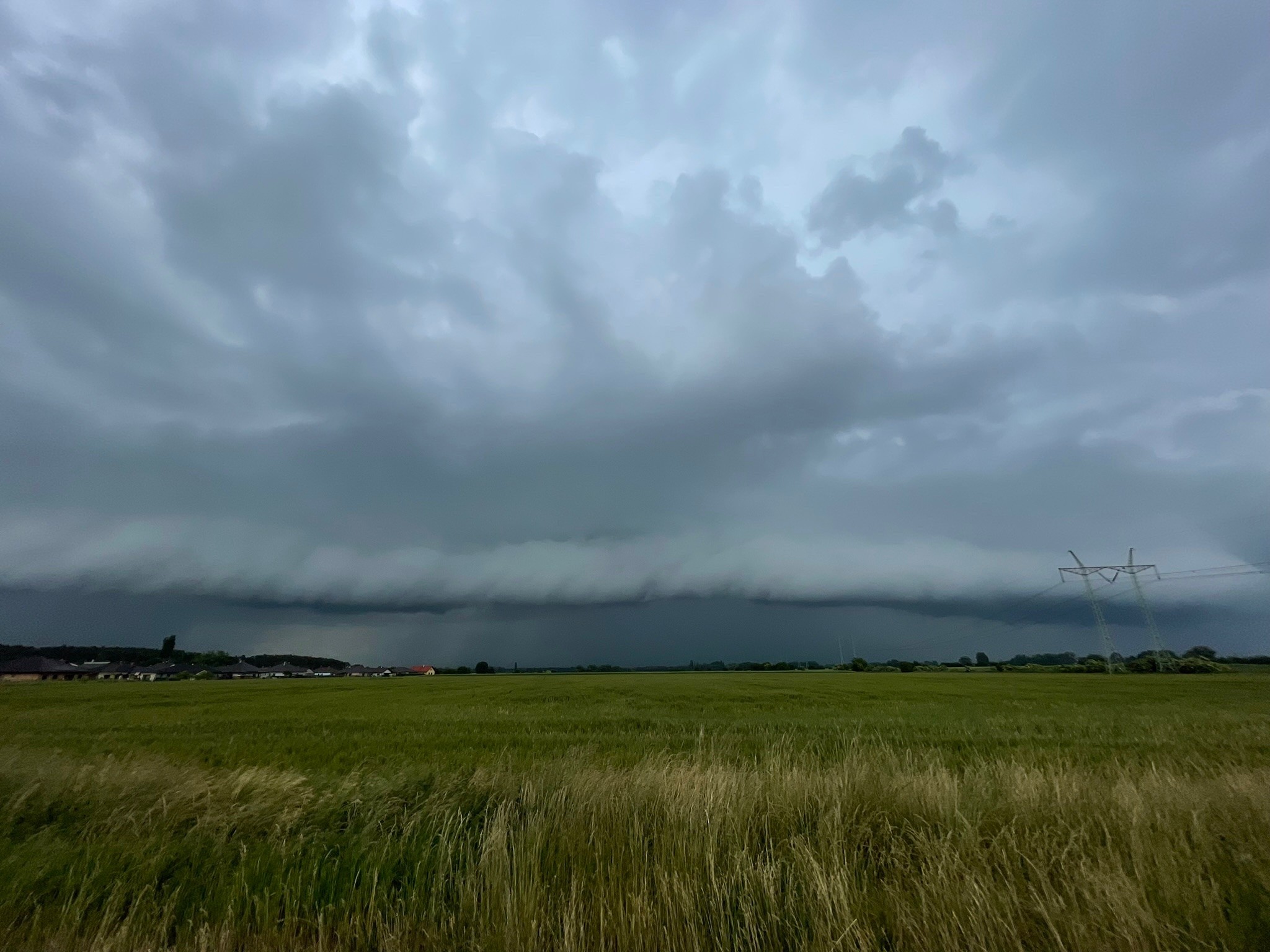 Shelfcloud na Kolínsku 9.6.2023