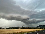 Supercela nad Středohořím 24.7.2023