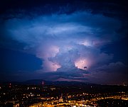 Cumulonimbus na Český Těšínem