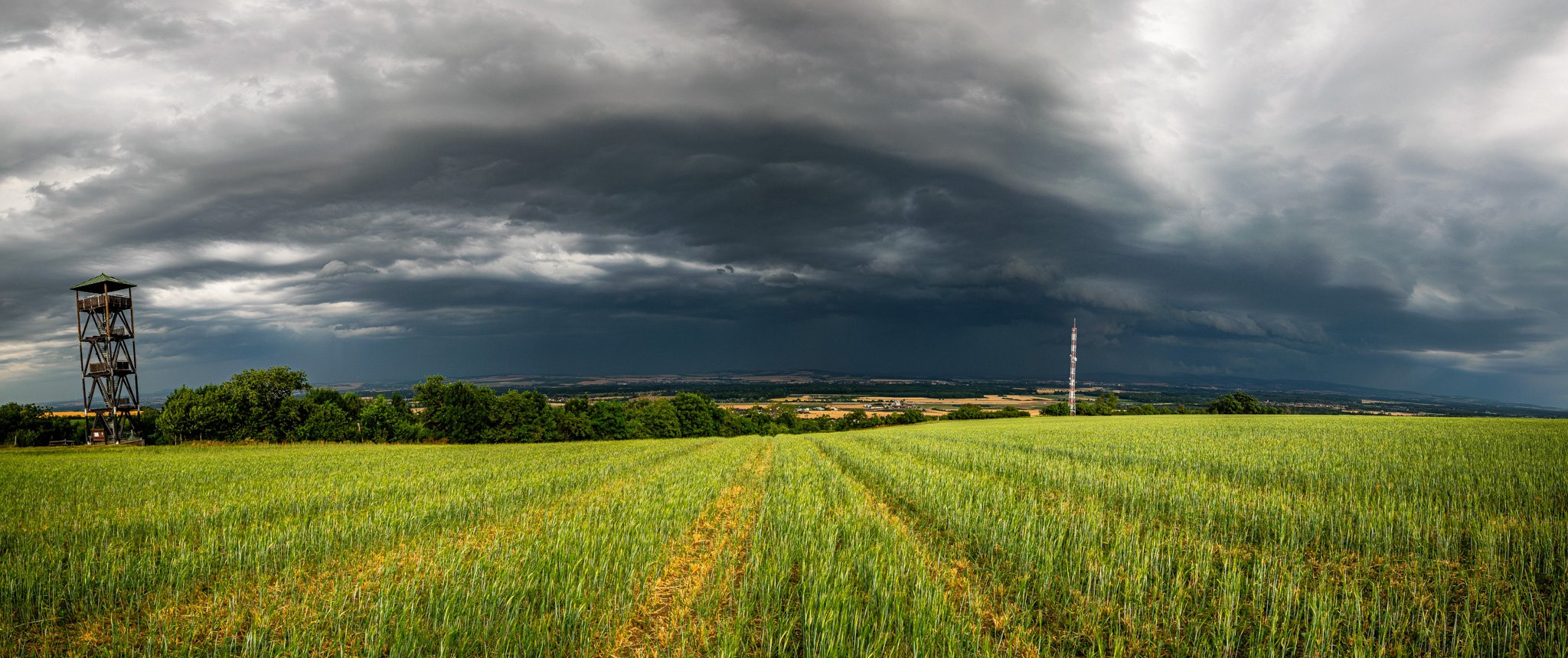 Bouřka nad Uherským Hradištěm