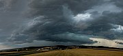 Příchod squall line nad Konice