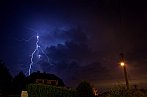 Blesk nad Brandýskem u Kladna