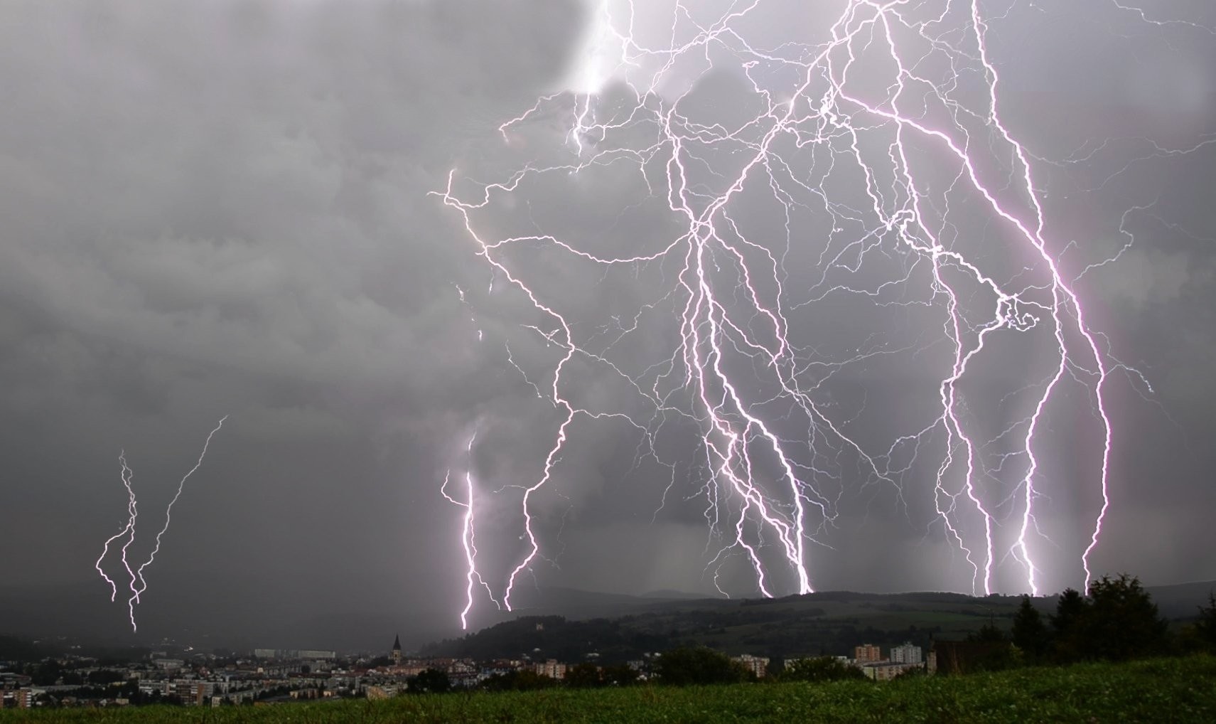 Bouřka nad Městem Bardejov (SK) 