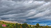 Bouřlivá oblačnost nad Kyovskem