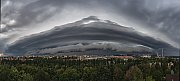 Shelf cloud Plzeň