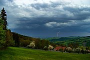 Bouřka nad Vrchlabím