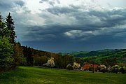 Bouřka nad Vrchlabím
