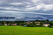 Shelf cloud v Podkrkonoší