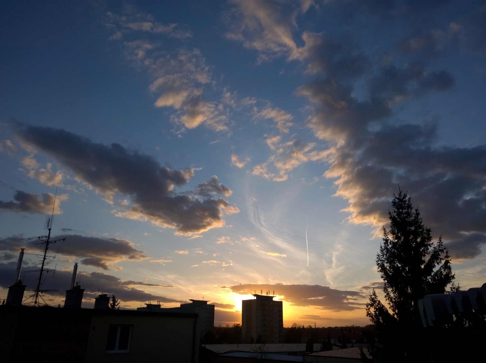 Západ Slunce 20.4.2015