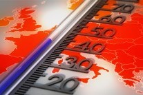 Francie hlásí nejvyšší teplotu všech dob, tento vzduch teď míří do středu Evropy